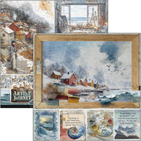An Artist Journey Paper Pad 8"x8" 12/Pkg