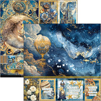 Celestial Paper Pad 12"x12" 12/Pkg