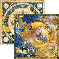 Celestial Paper Pad 12"x12" 12/Pkg