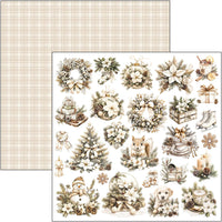 Winter Season Paper Pad 12"x12" 12/Pkg
