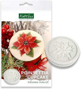 Poinsettia Cupcake Silicone Mould