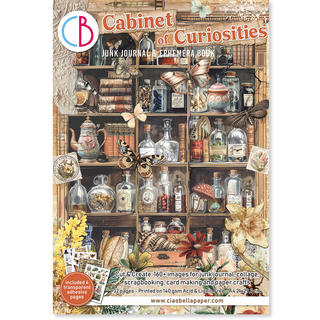 Cabinet & Curiosities Junk Journal & Ephemera Book A4 32/Pkg