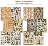 Cabinet & Curiosities Junk Journal & Ephemera Book A4 32/Pkg