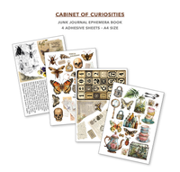 Cabinet & Curiosities Junk Journal & Ephemera Book A4 32/Pkg
