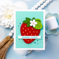 Felt Berry Blossom Etched Dies