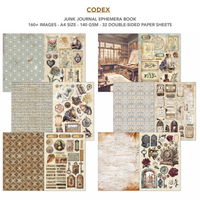 Codex Junk Journal & Ephemera Book A4 32/Pkg