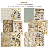 Codex Junk Journal & Ephemera Book A4 32/Pkg