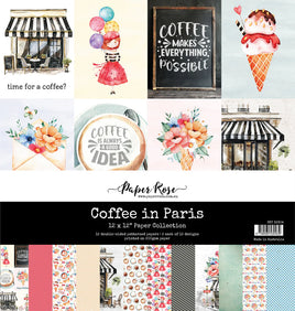 Coffee In Paris 12x12 Paper Collection