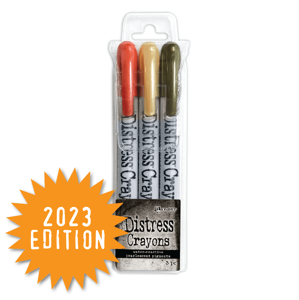 Tim Holtz Distress® Halloween Pearlescent Crayon Set #5