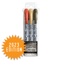 Tim Holtz Distress® Halloween Pearlescent Crayon Set #5