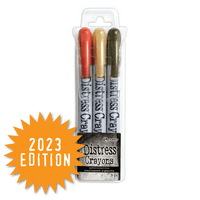 
              Tim Holtz Distress® Halloween Pearlescent Crayon Set #5
            