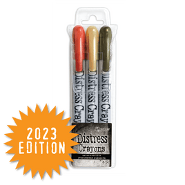 Tim Holtz Distress® Halloween Pearlescent Crayon Set #5