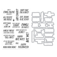 Hero Arts Bite Nite Stamp & Cut Set