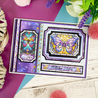 Deluxe Craft Pad - Stained Glass Mystical Worlds