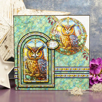 Deluxe Craft Pad - Stained Glass Mystical Worlds