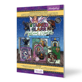 Deluxe Craft Pad - Stained Glass Mystical Worlds