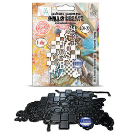 #22 Checkered Figures Die-Cutting Set
