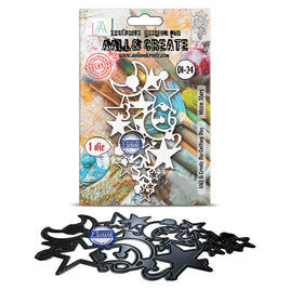 #24 Moon Stars Die-Cutting Set