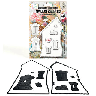 #99 Topsy-Turvy Home Die-Cutting Set