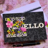 Blooming Hello - Small Die of the Month - sale
