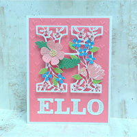 Blooming Hello - Small Die of the Month - sale