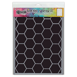 Dylusions Stencil Hexicomb - Large