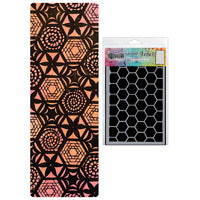 Dylusions Stencil Hexicomb - Small