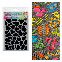 Dylusions Stencil Urchins - Small