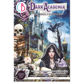 Dark Academia Junk Journal & Ephemera Book A4 32/Pkg