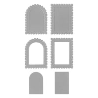 Postage Stamps 3D Emboss & Cut Folder