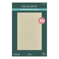 Musical Notes 3D Embossing Folder