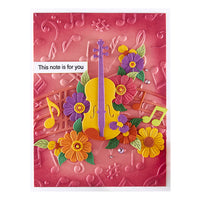 Musical Notes 3D Embossing Folder