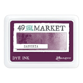 49 and Market Dye Ink Pad, Sangria