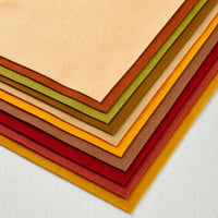 Merino Wool Felt Sheets - Fall Collection