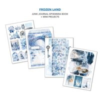 Frozen Land Junk Journal & Ephemera Book A4 32/Pkg