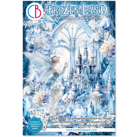 Frozen Land Junk Journal & Ephemera Book A4 32/Pkg