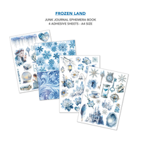 Frozen Land Junk Journal & Ephemera Book A4 32/Pkg