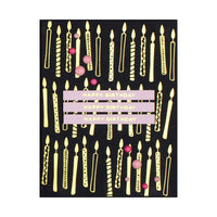 Birthday Candle Background Glimmer Hot Foil Plate & Die Set - DISCONTINUED