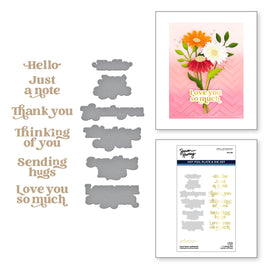 Must-Have Sentiments Glimmer Hot Foil Plate & Die Set