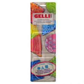 Gelli Arts® Minis – Set of 3 Gel Printing Plates (Round, Square & Triangle)