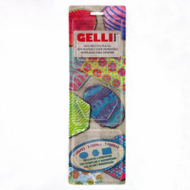 Gelli Arts® Minis – Set of 3 Gel Printing Plates (Oval, Rectangle & Hexagon)