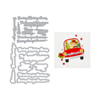 Hero Arts Winter Words Letterpress + Foil & Cut