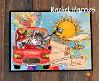 Go Kick A6 Stamp Set - Creative Ember Designs
