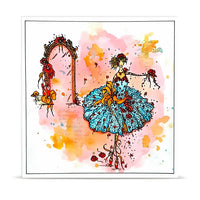 #1483 Rose Ballet - A6 Stamp Set