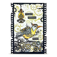 #1452 Gearfeather - A6 Stamp Set