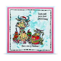 #1496 Moo-ry Christmas! - A6 Stamp Set