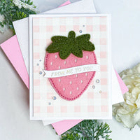 Felt Berry Blossom Etched Dies