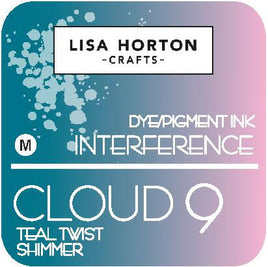 Teal Twist Shimmer - Lisa Horton Interference Ink
