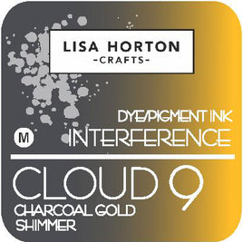 Charcoal Gold Shimmer - Lisa Horton Interference Ink