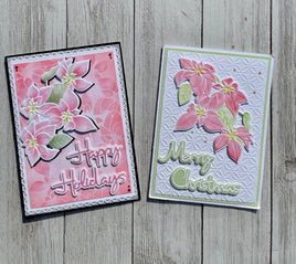 October 14, 2023 - Christmas Poinsettia by Ecstasy Crafts - Crafters Classroom